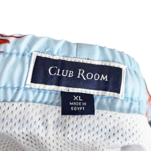 CLUB ROOM 7" swim trunks with lobsters NWT vacation beach - Picture 4 of 4